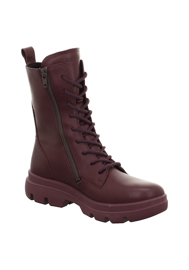 Legero 2-000290 Angelina Kadın Bordo Deri Gore-tex Bot Bordo