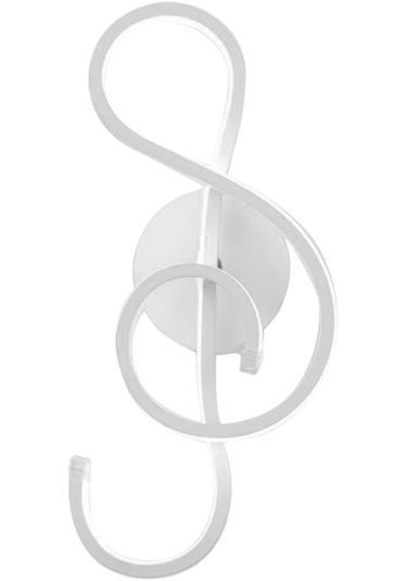 Suntek Pvc Duvar Lambası Başucu Aplik Işık Kapalı Koridor Beyaz Sıcak Işık