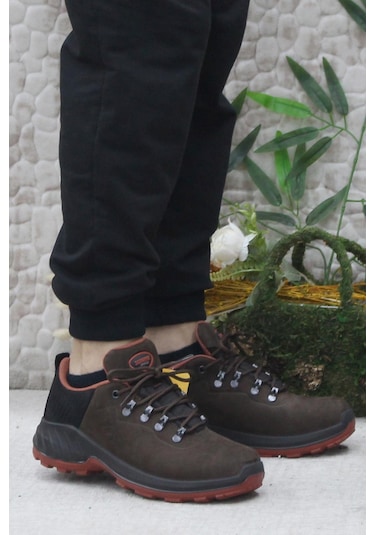 Scooter M4101 Kahve Outdoor Ayakkabı Hakiki Deri Su Geçirmez Erkek Ayakkabı 001