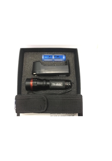 Beyaz Led Işıklı ,şarjlı Pil,şarj Cıhazlı El Fener 620