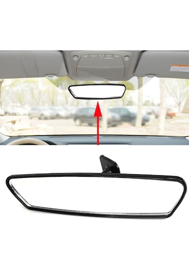 Universal Araç İçi Ayarlanabilir Yapıştırma İç Dikiz Ayna 23cm