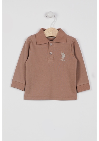 U.S. Polo Assn. U.S. Polo Assn Lisanslı Classic Açık Kahve Erkek Bebek Uzun Kahverengi