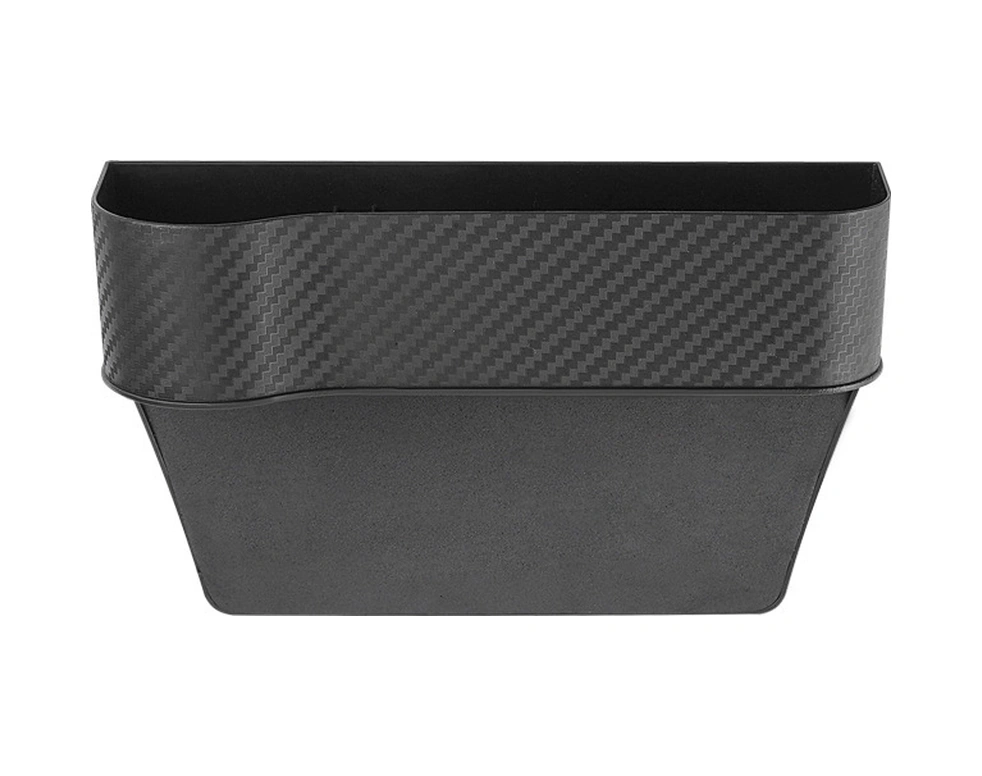 Youmex Araba Koltuk Aralığı Depolama Kutusu, Dayanıklı Karbon Desenli, Araç İçi Çeşitli Eşyalar İçin Konforlu Saklama, Yolcu Koltuğu