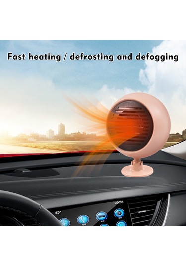 Youmex 12v/24v Taşınabilir Araç Isıtıcı - Hızlı Defrost & Yaz Soğutma Fanı, Çift Modlu Ptc Seramik Isıtıcı