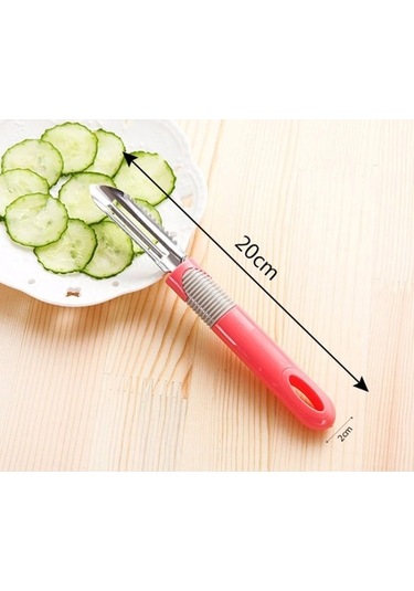 Dancemonkey 3 Adet Farklı Tasarım Sebze Ve Meyve Soyucu Çok Renkli