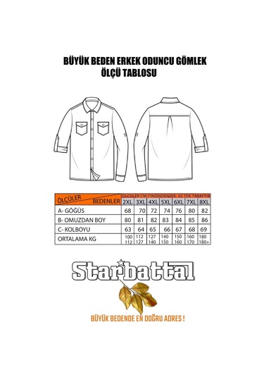 Starbattal Büyük Beden Fermuarlı Hırka Diamond 23281 Taba-Taba