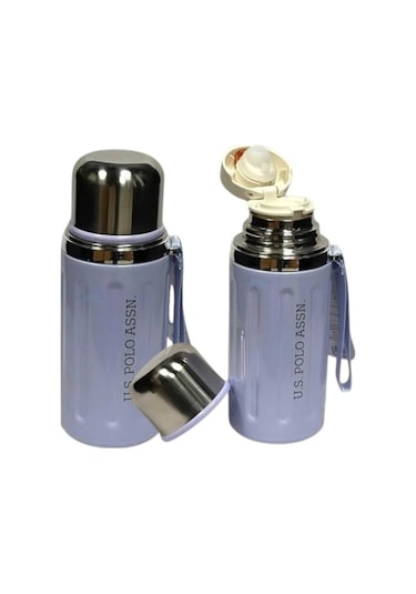 Okul Sırt Çantası + Kalem Çantası + Çelik Matara 600 Ml Premium Set 5 Çok Renkli