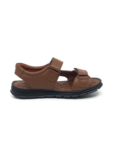 Taşpınar %100 Hakiki Deri Ortopedik Erkek Yazlık Günlük Cırtlı Taba Sandalet 40-45 Taba Taşpınar %100 Hakiki Deri Ortopedik Erkek Yazlık Günlük Cırtlı Taba Sandalet 40-45 Taba