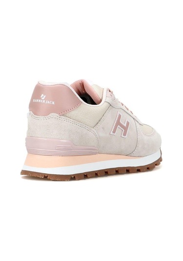 Hammer Jack Peru Kadın Hakiki Deri Sneakers Ayakkabı 102 19250-g-pudra Pudra