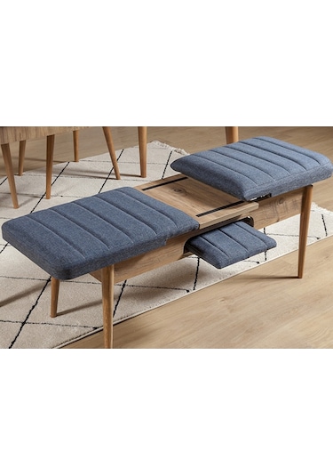 Ahşap Açılır Bench Atlantik Lacivert
