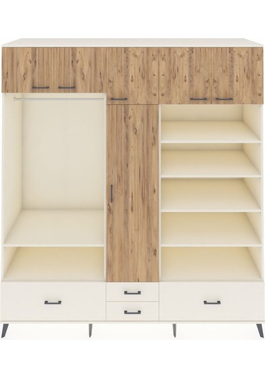 Kronos Dolap 18 Raflı 4 Çekmeceli Tek Askılı 220x59x243 Aytaşı-çam/aytaşı Atlas Çam/aytası Kronos Dolap 18 Raflı 4 Çekmeceli Tek Askılı 220x59x243 Aytaşı-çam/aytaşı Atlas Çam/aytası