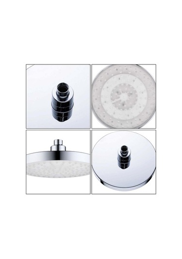 Novahub Renkli Led Duş Başlığı - 8 Işık, 7 Renk, Otomatik Aç, Abs Malzeme Diğer