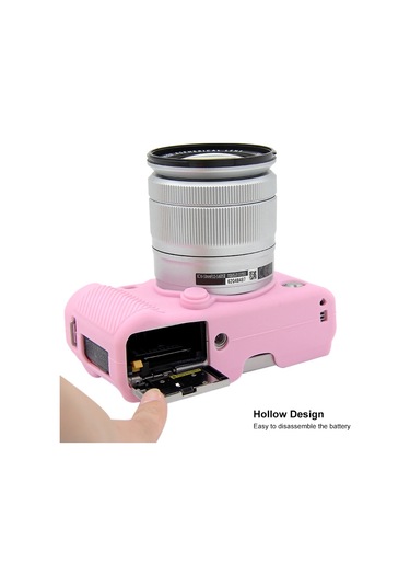 Puluz Soft Silicone Protective Case For Fujıfılm X-a3 / X-a10 Pink
