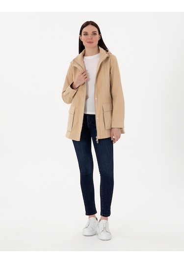 Pierre Cardin Kadın Bej Kaban 50306399-vr011