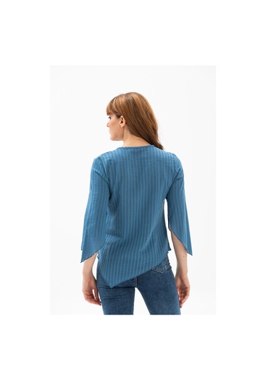 Rodos Gofre Bluz İndigo indg