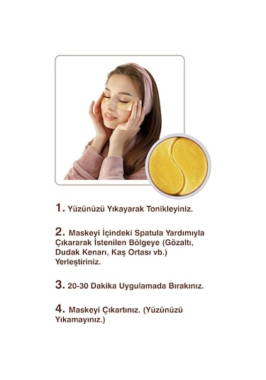 Beauty Shangpree Gold Hydrogel Eye Mask Gözaltı Maskesi