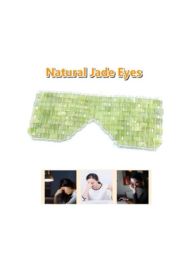 Küçük Göz Perdesi Doğal Soğutma Yeşim Göz Maskesi Wtjcl3 Çok Renkli