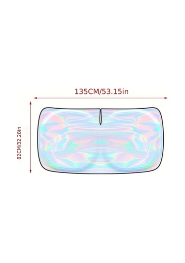 Dashanshop 2017-2024 Toyota Chr Katlanır Ön Cam Güneşlik Koruyucu Oto Aksesuarı