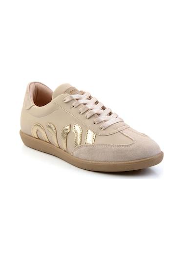 Ekru Bej Kadın Sneaker K01179888809 Ekru