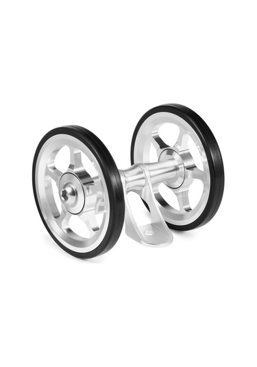 Lixada Alüminyum Alaşımlı Bisiklet Çift Makaralı Arka Tekerlekler Brompton Katlanır Bisiklet Arka İçin Yedek Siyah