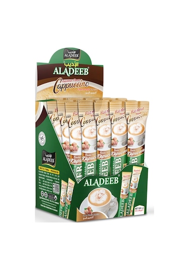 Aladeep Fındık Aromalı Kapuçino Hazır Kahve 24 x 20 G