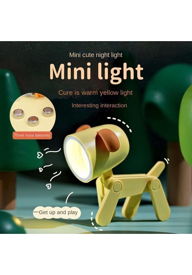 Soulader Katlanabilir Masaüstü Led Lamba Işık Ayarı Çalışma Odası Aydınlatma Yeşil