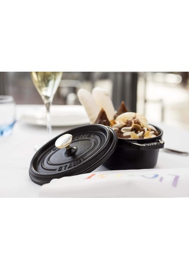 Staub 40500-101-0 Mini Güveç, Yuvarlak Kapaklı 10 Cm, 0,25 L, Ind Diğer