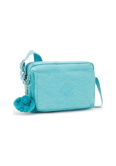 Kıplıng Abanu M Orta Boy Omuz Çantası Yeşil Deepest Aqua Yeşil