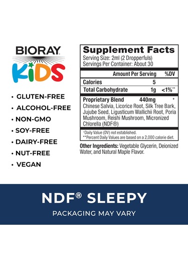 Bıoray Kids Ndf Sleepy Akçaağaç Maple Through The Night 60 Ml