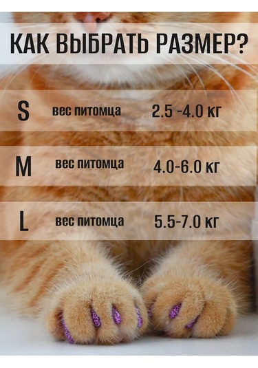 E.lekar' Kediler İçin Anti-tırmık Tırnak Kılıfları 40 Adet M 216362387