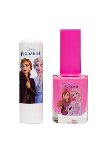 Disney Frozen Lisanslı Dudak Koruyucu + Oje