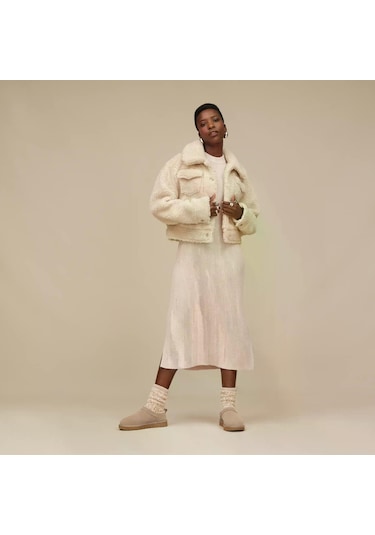 Bot Kadın 1173891 Ugg W Classıc Mıcro Sand Kum Rengı Kum