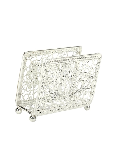 Suntek Yemek Masası Dekorasyon Argent Yaratıcı Masa Peçetelik Doku Tutucu