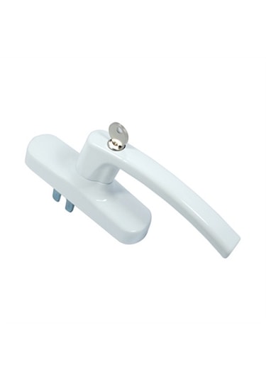 ALUMİNYUM KİLİTLİ EKSENEL PENCERE KOLU WF GRİ