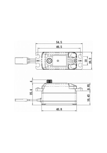 Savox Sc1251mgp Digital Servo Low Profile With Soft Start High Voltage Metal Dişli