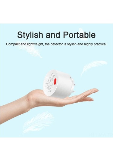 Ebitda Tuya Wifi Gaz Dedektörü: Çoklu Gaz, Yüksek Performans, Uzaktan İzleme, Çift Uyarı, Şık Tasarım