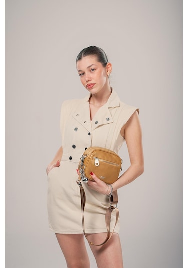 Ççs Kadın 17860 Omuz Ve Kol Çantası CAMEL