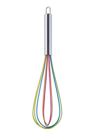 Cbtx Silikon Yumurta Çırpıcı Ev Yumurta Mikseri Mutfak Aletleri Krem Pişirme Araçları, Renk: 12 İnç Renkli Çok Renkli