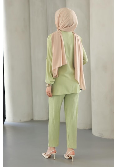 Bağlama Detaylı Takım Mint Yeşili Mintyeşili Mint Yeşili