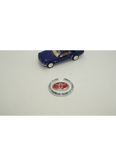 Toyota Uyumlu Buğday Kulakları Krom Metal 3M 3D Logo Oem