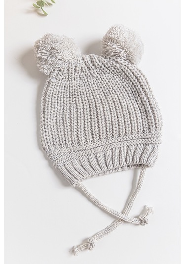 Ponponlu Kız/erkek Bebek Bere 001