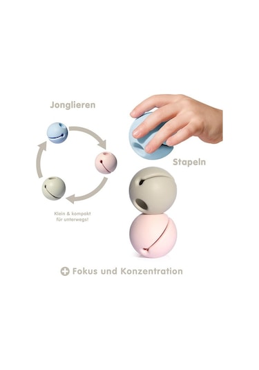 Moluk Mox 3 Set - Pastel Ice Blue, Baby Pink, Beige