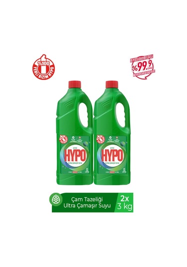 Hyper Hypo Ultra Çamaşır Suyu Çam 2 x 3 KG