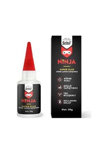 Selsil Ninja Süper Yapıştırıcı 20Gr. - Japon Yapıştırıcısı