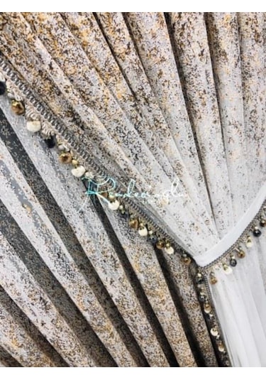 Tül Perde Forest Brillant Pırıltı Grek Renk Geçişli Yakma Tül Çok Renkli