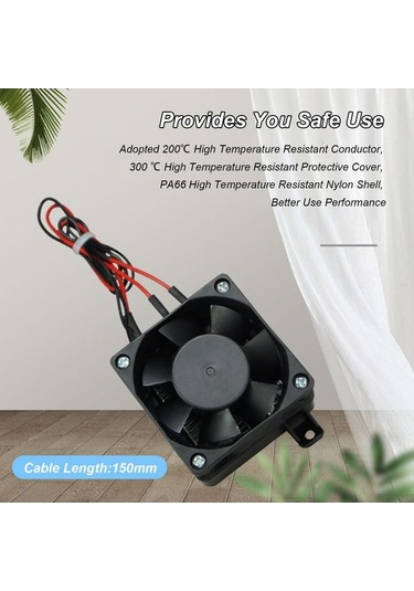 Dancemonkey Ptc Seramik Kuluçka Isıtıcısı, 220v 300w, Fanlı, Elektrikli, Konforlu Isınma