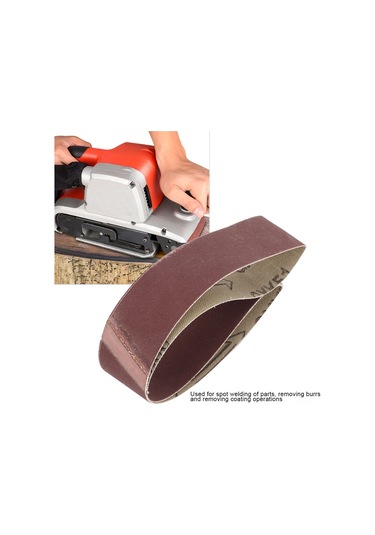 Yaozixa Alüminyum Oksit Zımpara Kayışı 533x30mm, 600 Düz Bağlantı - 10 Adet, Metal/düzenleme Taşlama, Tırnak/kaplama Kaldırma