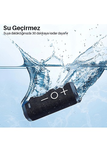 Trıbıt Stormbox 2 Ipx7 Su Geçirmez 24 Saat Oynatma Süresi 2 17w Taşınabilir Dikey Bluetooth Hoparlör Siyah