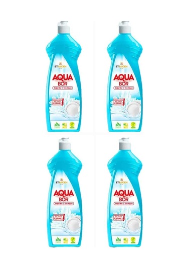 Aquabor Doğal Mineralli Elde Yıkama 4 Adet Sıvı Bulaşık Deterjanı 98399877