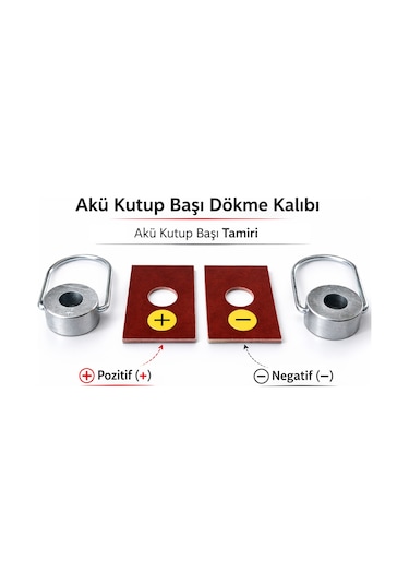 Akü Kurşun Kutup Başı Dökme Kalıbı Takım Kalıp
